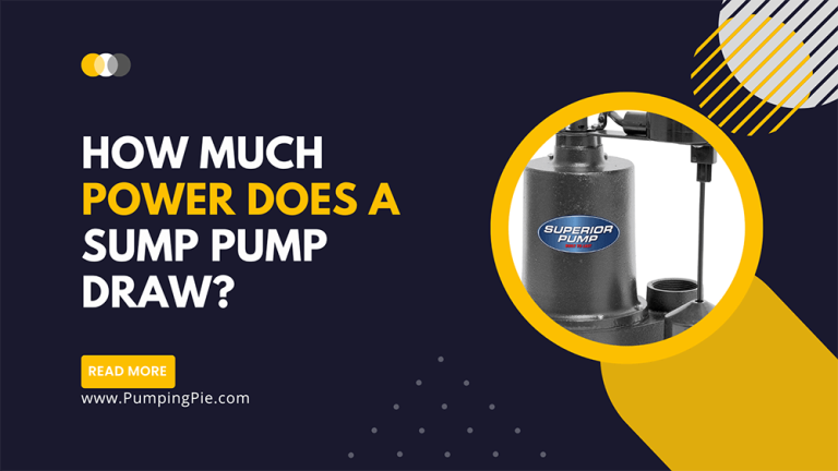 How Much Power Does A Sump Pump Draw?