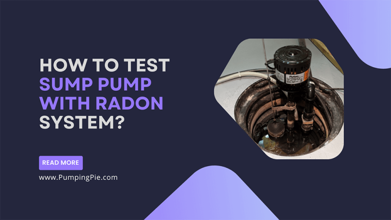 How to Test Sump Pump with Radon System